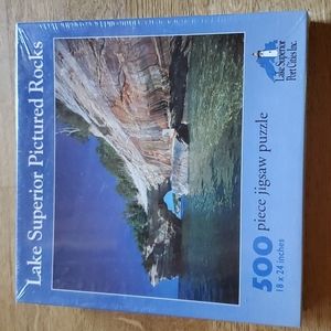 NEW Lake Superior Pictured Rocks 500 Piece Puzzle